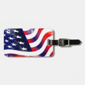 USAフラグ ラゲッジタグ (正面横)