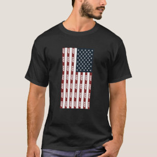 Usaフラグ(リプルXRPデジタルブロックチェーン暗号付き) Tシャツ