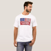 USAフラグ（冬用） Tシャツ (正面フル)