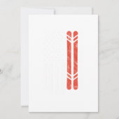 USAフログスキースキースキースキースキースキースキースキースキーウィンタースポーツ山脈 招待状 (正面)