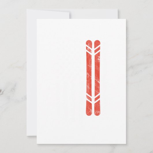 USAフログスキースキースキースキースキースキースキースキースキーウィンタースポーツ山脈 招待状 (正面)