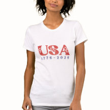 USAフローラル 1776–2026 Tシャツ