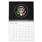 USAプリセントフラグ カレンダー (1月 2027)