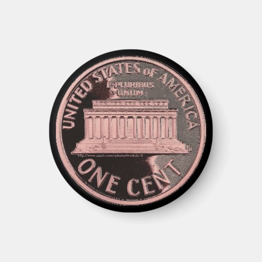 USAペニー磁石by Splashartworks2x マグネット (正面)