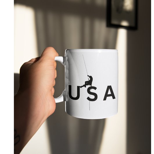 USAマウンテン登山 コーヒーマグカップ
