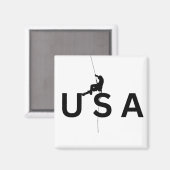 USAマウンテン登山 マグネット (正面/裏面)