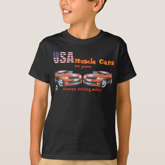 USAマッスルカーTシャツ Tシャツ (正面)
