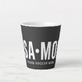 USAママ10 - サッカー母の日プレミアム カフェラテマグ (正面)