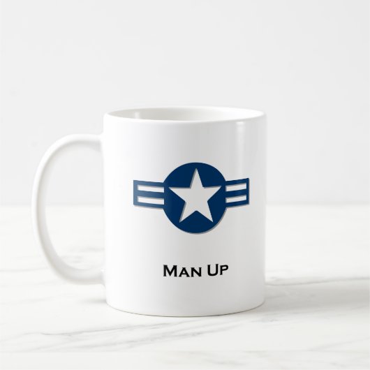USAマンアップブルー コーヒーマグカップ (左)