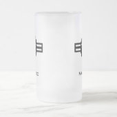 USAマンタスティックブラック フロストグラスビールジョッキ (中央)