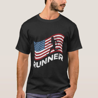 Usaランナートラック&フィールドマラソンランナーギフトRu Tシャツ
