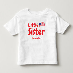 USAリトル・シスターTシャツ トドラーTシャツ