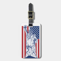 USAリバティカスタム文字ラゲッジタグ