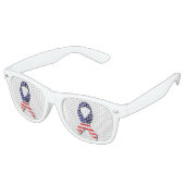 USAリボン レトロサングラス (アングル)