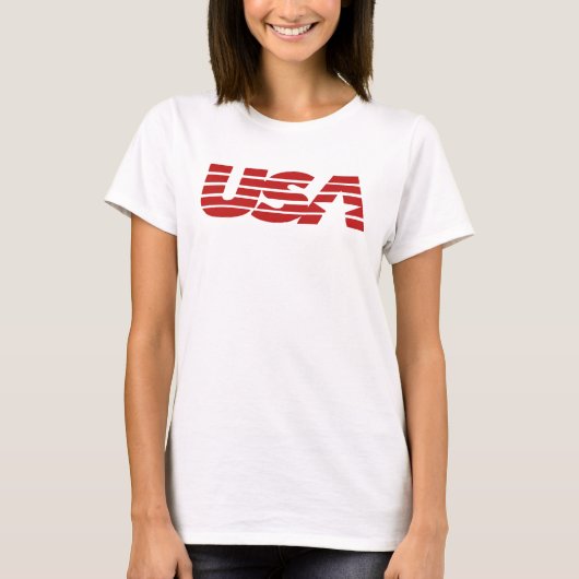 USAレディースタンクトップ Tシャツ (正面)