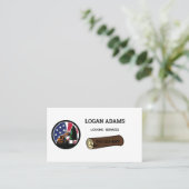 USAログサービスの名刺 名刺 (スタンド正面)