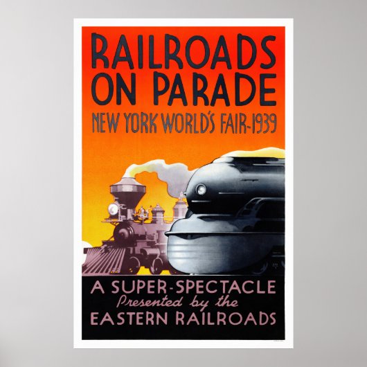 USAヴィンテージ旅行ポスター復元 ポスター (正面)