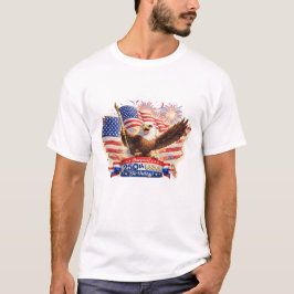 USA創立250周年おめでとう ダディ Tシャツ