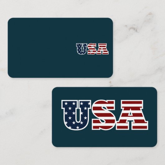 USA名刺 名刺 (正面/裏面)
