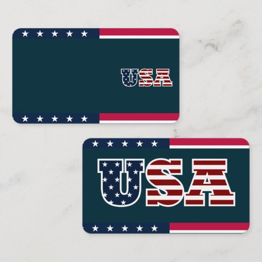 USA名刺 名刺 (正面/裏面)