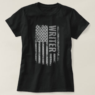 USA国旗 ライター 苦難デザイン Tシャツ