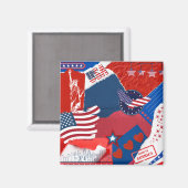 USA土産マグネット マグネット (正面/裏面)