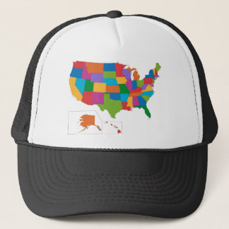 USA地図 キャップ