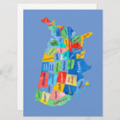 USA地図 シーズンカード (正面/裏面)