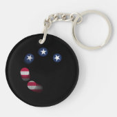 USA対中国/USAアクリル キーホルダー (裏面)