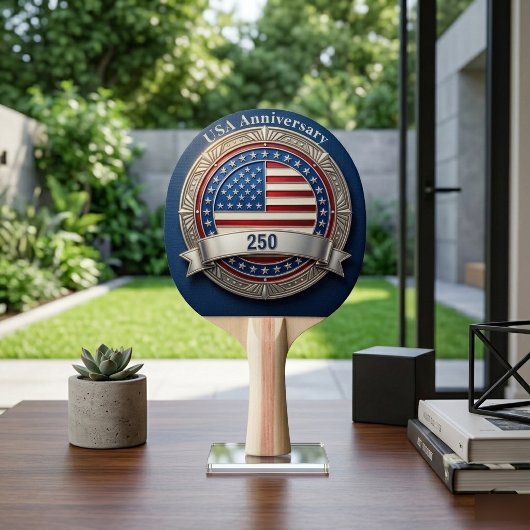 USA建国250周年アメリカ愛国主義 卓球ラケット