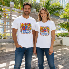 USA建国250周年ヒマワリグラフィック Tシャツ
