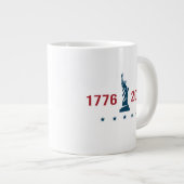 USA建国250周年自由1776 2026愛国大型 ジャンボコーヒーマグカップ (正面右)