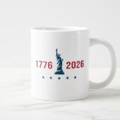 USA建国250周年自由1776 2026愛国大型 ジャンボコーヒーマグカップ (右)