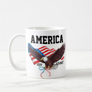 USA建国250周年記念イーグルPNG | 愛国イーグル コーヒーマグカップ