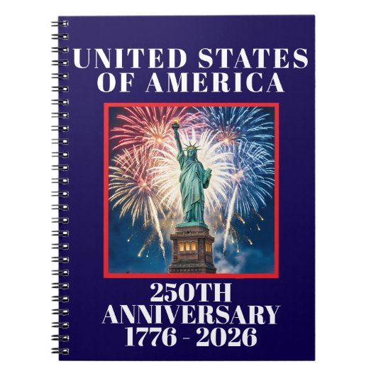 USA建国250周年記念愛国プランナー ノートブック (正面)
