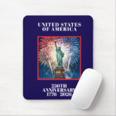 USA建国250周年記念愛国プランナー マウスパッド (マウス)