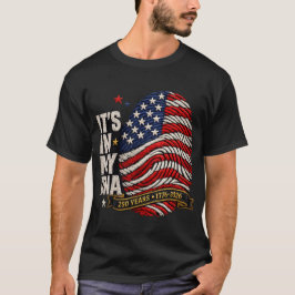 USA建国250年 アメリカのDNA Tシャツ