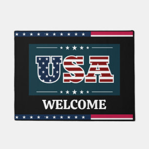 USA形式 ドアマット