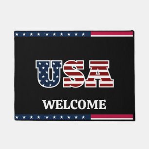 USA形式 ドアマット