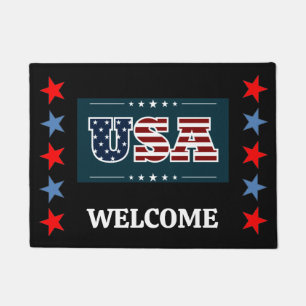 USA形式 ドアマット
