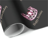 USA恋しく思スタイルクラウン誕生日包装紙 ラッピングペーパー (ロールコーナー)