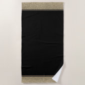 USA恋しく思スタイルグリッタービーチタオル ビーチタオル (正面)