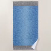 USA恋しく思スタイルグリッタービーチタオル ビーチタオル (正面)