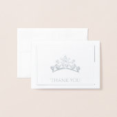 USA恋しく思スタイルページャントフォイルティアラミニカード 箔カード (封筒付き正面)