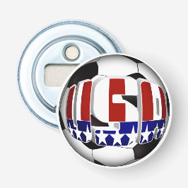 USA愛国サッカー スポーツ 栓抜き