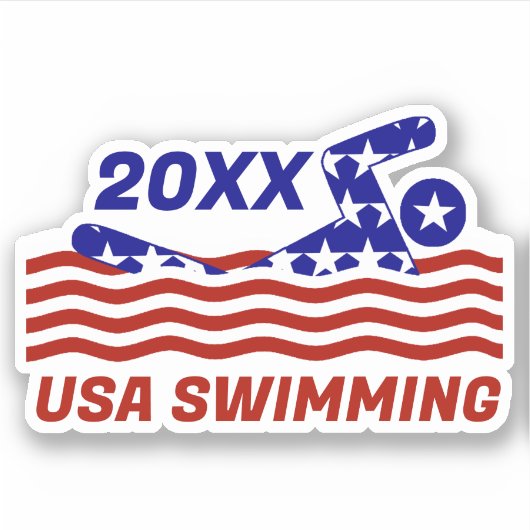 USA愛国ハイスポーツ シール (正面)