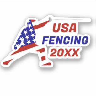 USA愛国フェンシング エン・ガルド スポーツ シール