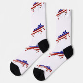 USA愛国心馬術 ソックス (左)