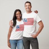 USA愛国旗Tシャツ Tシャツ (ユニセックス)
