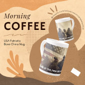 USA愛国骨中国マグカップ ボーンチャイナマグカップ